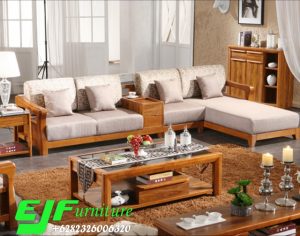 Kursi Tamu Sudut Minimalis Terbaru Kayu Jati 63