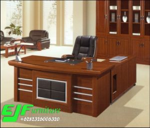 Meja Kantor Jati Minimalis Jepara Terbaru 29