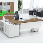 Meja Direktur Minimalis Kayu Jati Manohara