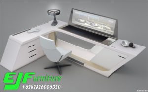 Meja Kantor Minimalis Modern duco Model L