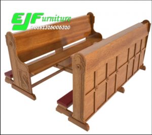 Bangku Gereja Jati ukir Jepara Terbaru 12