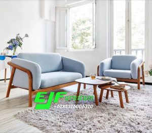 Kursi Tamu Minimalis Jati Retro Bantalan Empuk 80