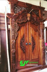 Pintu Gebyok Ukir Jepara Model Kudusan krawang