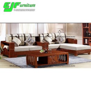 Kursi Tamu Sudut Jati Minimalis Jepara Terbaru