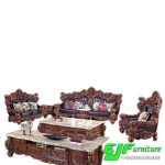 Set Sofa Tamu Ukir Jati Jepara Terbaru