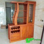 Bufet Minimalis Modern Penyekat Ruangan Mewah