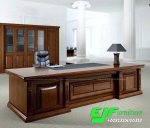 Meja Kantor Jati Minimalis Terbaru Kartika