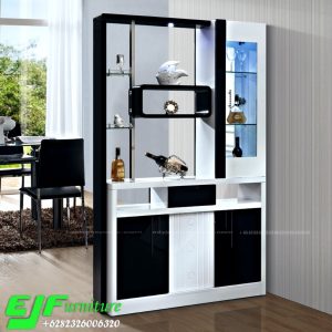 Partisi Penyekat Ruangan Minimalis Modern putih