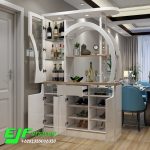 Bufet Partisi penyekat Ruangan Desain Minimalis