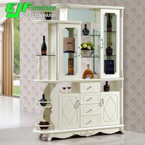 Bufet Partisi Penyekat Ruang Tamu Minimalis Mewah