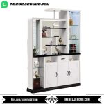 Partisi Penyekat Ruangan Minimalis Putih Andara