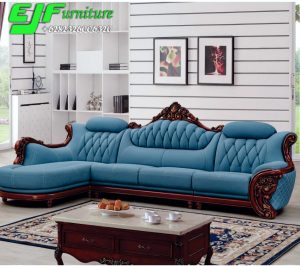 Jual Sofa Sudut Ukir Mewah Bekasi Model Terbaru