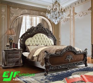 Jual Tempat Tidur Jati Surabaya Model Terbaru