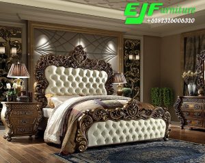 Jual Tempat Tidur Sultan Jaksel Ukir Jepara Mewah