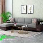 Kursi Tamu Sudut Apartemen Jakarta Model Minimalis