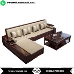 Kursi Tamu Sudut Jakarta Model Minimalis Kayu Jati