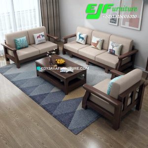 Kursi Tamu Minimalis Jati Desain Jakarta Mewah