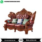 Set Sofa Tamu Ukir Desain Klasik Mewah