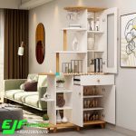 Bufet Penyekat Ruangan Desain Minimalis Mewah