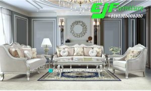 Sofa Ukir Mewah Set 321 Desain Terbaru