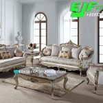 Sofa Ukir Mewah Set 321 Warna Gold