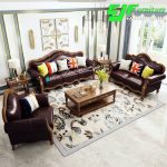 Set Sofa Tamu Ukir Mewah Desain Bogor